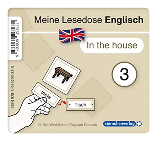 Meine Lesedose Englisch 3 - In the house - Grundwortschatz Deutsch - Englisch - DaZ: 24 Bild-Wort-Karten - Ideal auch für: Integration - DaZ - DemeK