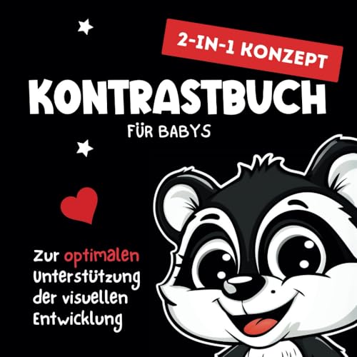 Kontrastbuch für Babys: 2-in-1 Konzept zur Unterstützung der visuellen Entwicklung Kontrastbuch für Babys: 2-in-1 Konzept zur Unterstützung der visuellen Entwicklung
