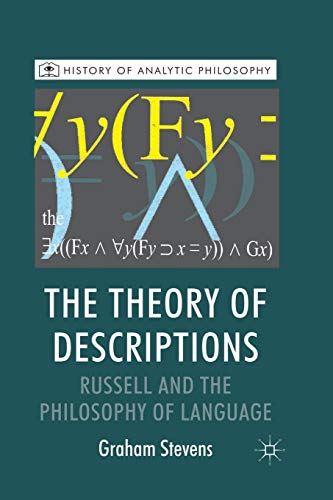 The Theory of Descriptions: Russell and the Philosophy of Language (History of Analytic Philosophy) von MACMILLAN