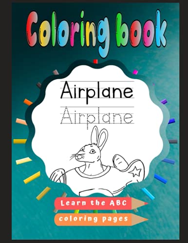 ABC Coloring book for kids 5-8 years old: Including tracing of the letters study aid