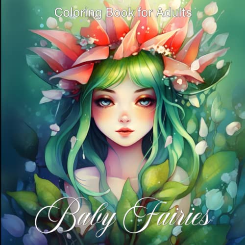 Baby Fairies Coloring Book for Adults: Teens and Kids Featuring Magical Fairy Illustrations and Cute Fantasy Scenes for Relaxation
