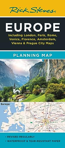 Rick Steves Europe Planning Map: Including London, Paris, Rome, Venice, Florence, Amsterdam, Vienna & Prague City Maps Rick Steves Europe Planning Map: Including London, Paris, Rome, Venice, Florence, Amsterdam, Vienna & Prague City Maps von Rick Steves