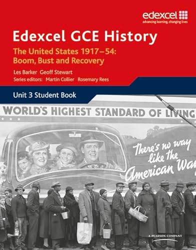 Edexcel GCE History: Boom Bust & Recovery