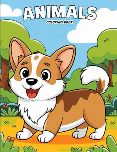 Animals Coloring Book for Kids: Fun and Easy Animal Coloring Pages for Children Ages 3-8 | Jungle, Farm and Wild Creatures | Great Gift for Learning, Creativity & Motor Skills Animals Coloring Book for Kids: Fun and Easy Animal Coloring Pages for Children Ages 3-8 | Jungle, Farm and Wild Creatures | Great Gift for Learning, Creativity & Motor Skills von Independently published
