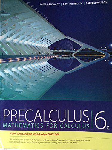 Precalculus: Mathematics for Precalculus