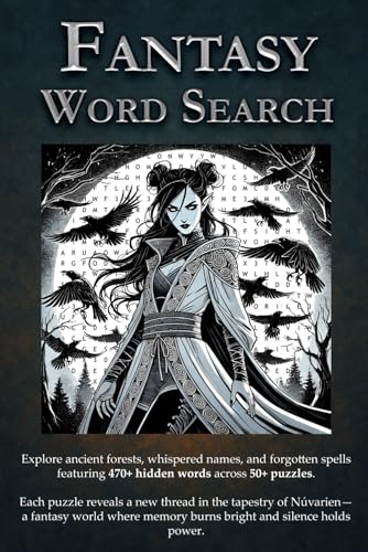 Fantasy Word Search Puzzle Book: Words of Magic, Memory, and Myth | 6x9 inches, 110 pages | 50+ Puzzles von Robert Stewart