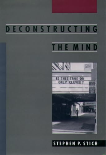 Deconstructing the Mind (Philosophy of Mind Series) von Oxford University Press, USA