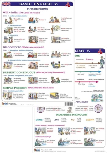 Basic English V - Lernkarte DIN A4: FIXI-LearnCard® von Stiefel