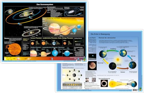 Das Sonnensystem/Erde in Bewegung - DUO-Schreibunterlage klein von Stiefel