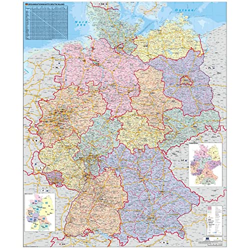 Deutschland Organisationskarte