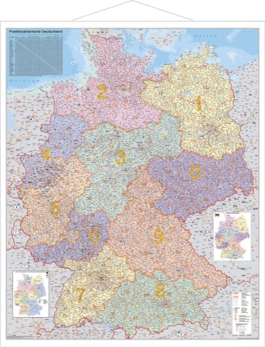 Deutschland Postleitzahlenkarte Deutschland Postleitzahlenkarte