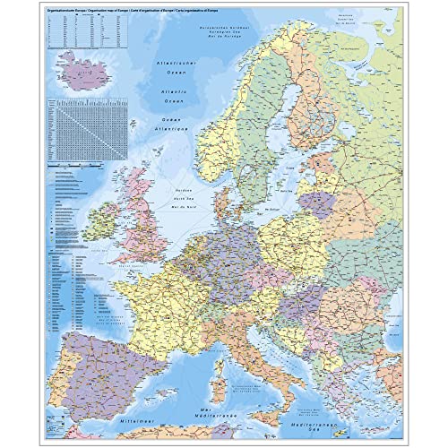 Europa Organisationskarte
