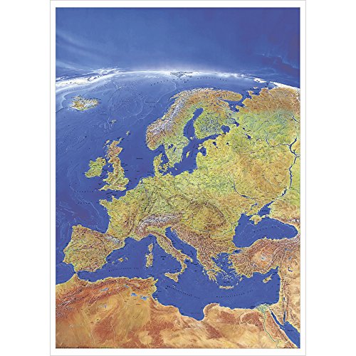 Europa Panorama: Wandkarte / Poster NEUE AUFLAGE von Stiefel