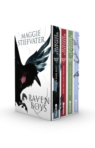 Die Raven-Boys-Reihe: Alle 4 Bände im Schuber: Wen der Rabe ruft / Wer die Lilie träumt / Was die Spiegel wissen / Wo das Dunkel schläft Die Raven-Boys-Reihe: Alle 4 Bände im Schuber: Wen der Rabe ruft / Wer die Lilie träumt / Was die Spiegel wissen / Wo das Dunkel schläft