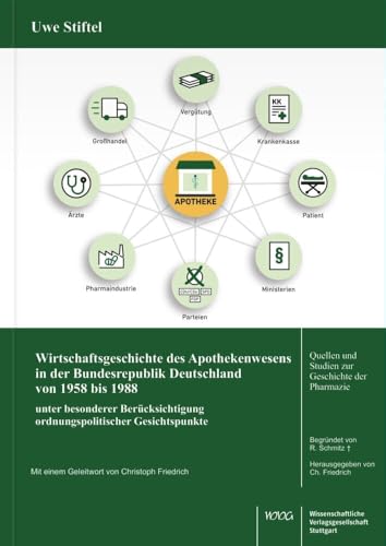 Wirtschaftsgeschichte des Apothekenwesens in der Bundesrepublik Deutschland von 1958 bis 1988: unter besonderer Berücksichtigung ordnungspolitischer ... und Studien zur Geschichte der Pharmazie) von Wissenschaftliche