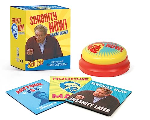 Seinfeld: Serenity Now! Talking Button: Featuring the voice of Frank Costanza! (RP Minis)