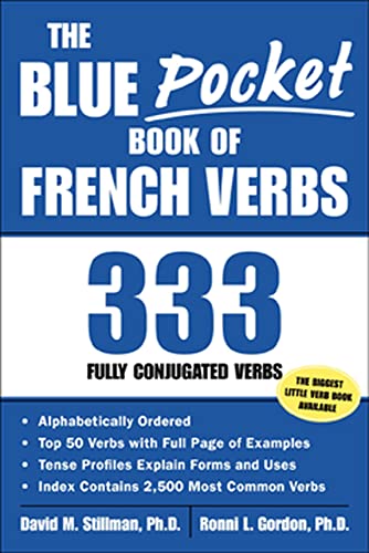 The Blue Pocket Book of French Verbs: 333 Fully Conjugated Verbs (Language-Learning Favorites)
