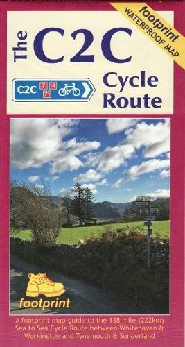 The C2C Cycle Route: A footprint map-guide to the 138 mile Sea to Sea Cycle Route von Footprint Maps