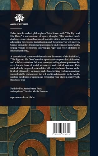The Ego and His Own von Anson Street Press