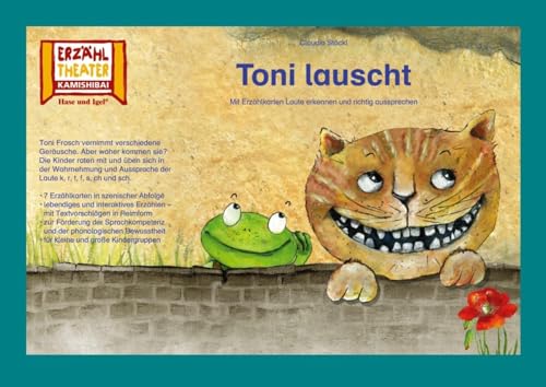 Toni lauscht / Kamishibai Bildkarten: 7 Bildkarten für das Erzähltheater von Hase und Igel Verlag
