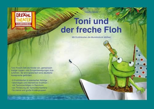 Toni und der freche Floh / Kamishibai Bildkarten: 6 Bildkarten für das Erzähltheater von Hase und Igel Verlag