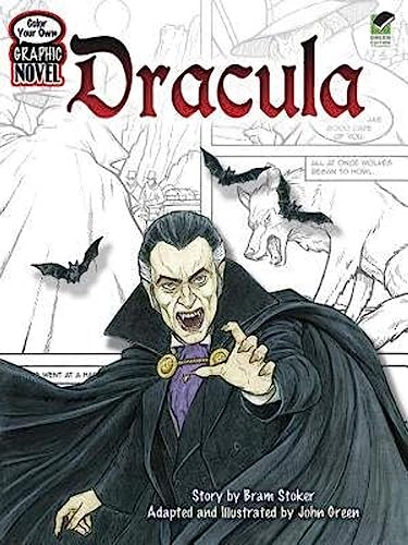 Dracula: Green Edition (Color Your Own Graphic Novel) von Dover Publications