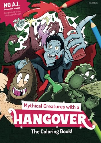 Mythical Creatures with a Hangover: The Coloring Book! von Independently published