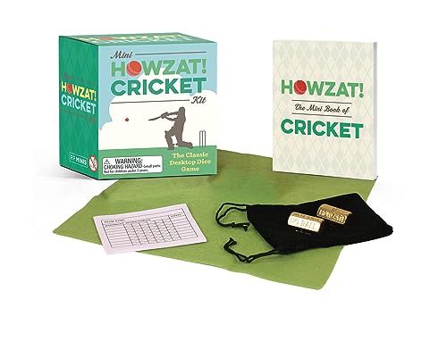 Mini Howzat Cricket Kit: The Classic Desktop Dice Game von Running Press Mini Editions