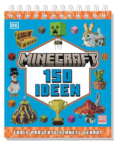 Minecraft 150 Ideen: Coole Projekte schnell gebaut. 150 kreative Minecraft-Ideen als praktischer Tisch-Aufsteller. Für Gamer und Kinder ab 6 Jahren
