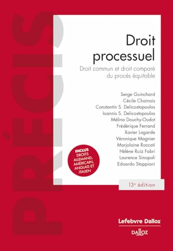 Droit processuel. Droit fondamentaux du procès. 13e éd.: Droit commun et droit comparé du procès équitable von DALLOZ