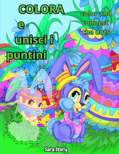 Colora e unisci i puntini: Coniglietti di Pasqua von Independently published