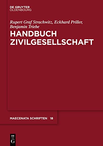 Handbuch Zivilgesellschaft (Maecenata Schriften, 18, Band 18) von Walter de Gruyter