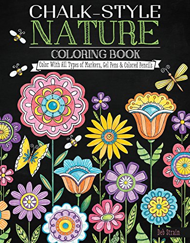 Chalk-Style Nature Coloring Book: Color with All Types of Markers, Gel Pens & Colored Pencils von Design Originals