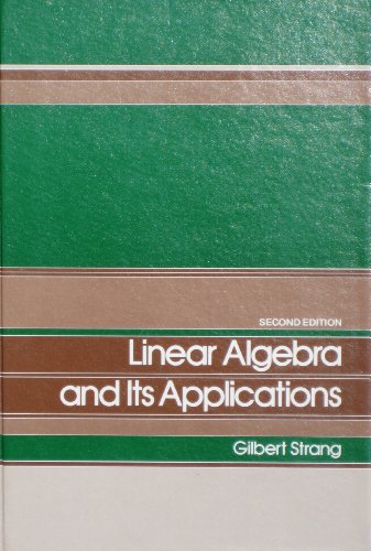 Linear Algebra and Its Applications
