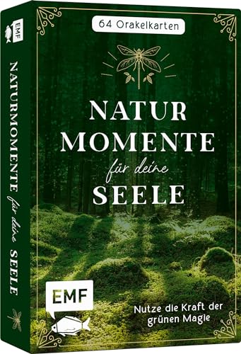 Orakel-Karten-Box: Naturmomente für deine Seele: Nutze die Kraft der grünen Magie: 64 Orakel-Karten mit Botschaften aus dem Tier- und Pflanzen-Universum für Heilung, Kraft und Fülle von Edition Michael Fischer / EMF Verlag