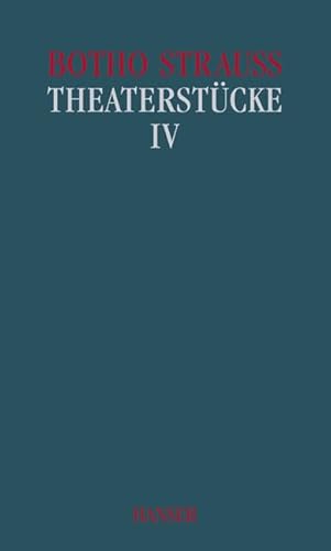 Theaterstücke Band IV: Mit e. Szenographie sämtl. Stücke ( Bd.I-IV) von Friederike Biron