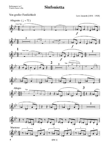 Orchesterstudien für Basstrompete in C / Orchestral Exerpts for Bass Trumpet in C