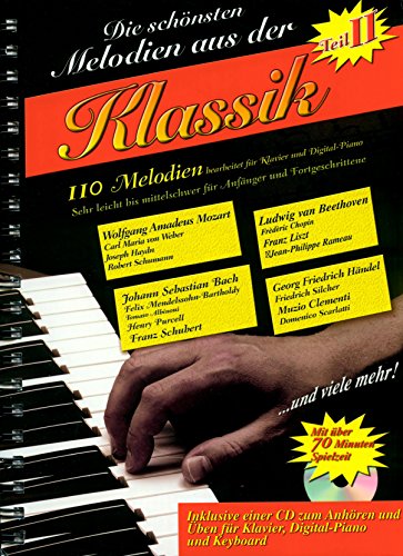 Classical Piano Vol.2 CD Mit Texten: 110 Melodien