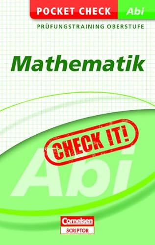 Pocket Check Abi Mathematik (Cornelsen Scriptor - Pocket Check)