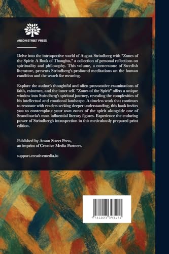 Zones of the Spirit: A Book of Thoughts Zones of the Spirit: A Book of Thoughts von Anson Street Press