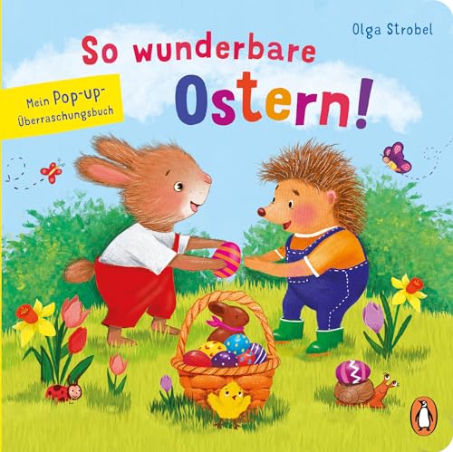 So wunderbare Ostern! – Mein Pop-up-Überraschungsbuch: Ein Pappbilderbuch mit Schiebern und Pop up-Elementen für Kinder ab 2,5 Jahren von Penguin Junior