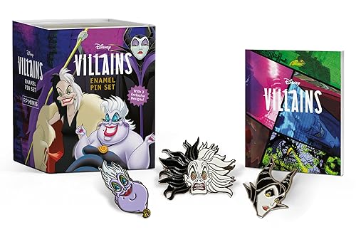 Disney Villains Enamel Pin Set (RP Minis)