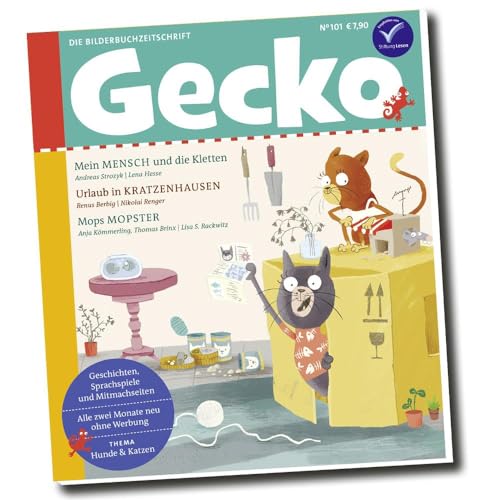 Gecko Kinderzeitschrift Band 101: Thema: Hunde und Katzen von Gecko Kinderzeitschrift
