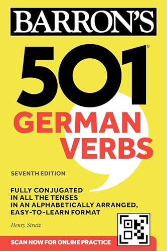 501 German Verbs, Seventh Edition: Fully Conjugated in All the Tenses in an Alphabetically Arranged, Easy-to-learn Format (Barron's 501 Verbs) von Barrons Educational Services