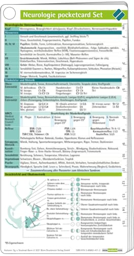 Neurologie pocketcard Set von Börm Bruckmeier