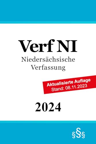 Niedersächsische Verfassung - Verf NI von Independently published