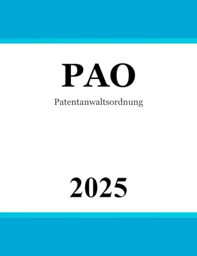 Patentanwaltsordnung - PAO