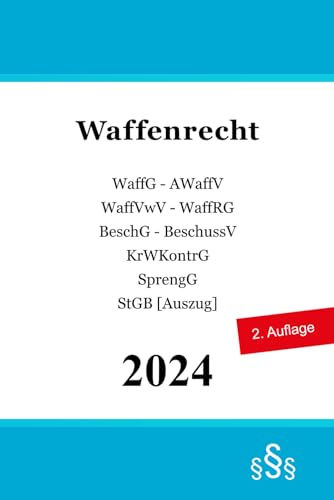 Waffenrecht: Waffengesetz (WaffG) | Allgemeine Waffengesetz-Verordnung (AWaffV) | | WaffGBundFreistV | WaffVwV | BeschG | BeschussV | KrWaffKontrG | ... Jäger, Büchsenmacher, Waffensachkunde