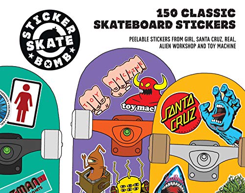 Stickerbomb Skateboard: 150 Classic Skateboard Stickers (Laurence King Publishing)