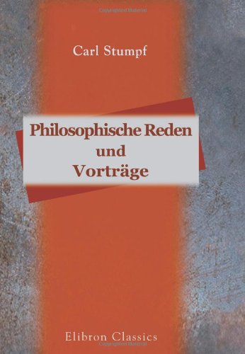 Philosophische Reden und Vorträge